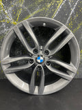 GENUINE BMW 1/2/3/4 SERIES F30 F31 F32 18” 400M ANTHRACITE ALLOY WHEELS 7845880
