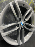 GENUINE BMW 1/2/3/4 SERIES F30 F31 F32 18” 400M ANTHRACITE ALLOY WHEELS 7845880