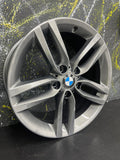 GENUINE BMW 1/2/3/4 SERIES F30 F31 F32 18” 400M ANTHRACITE ALLOY WHEELS 7845880