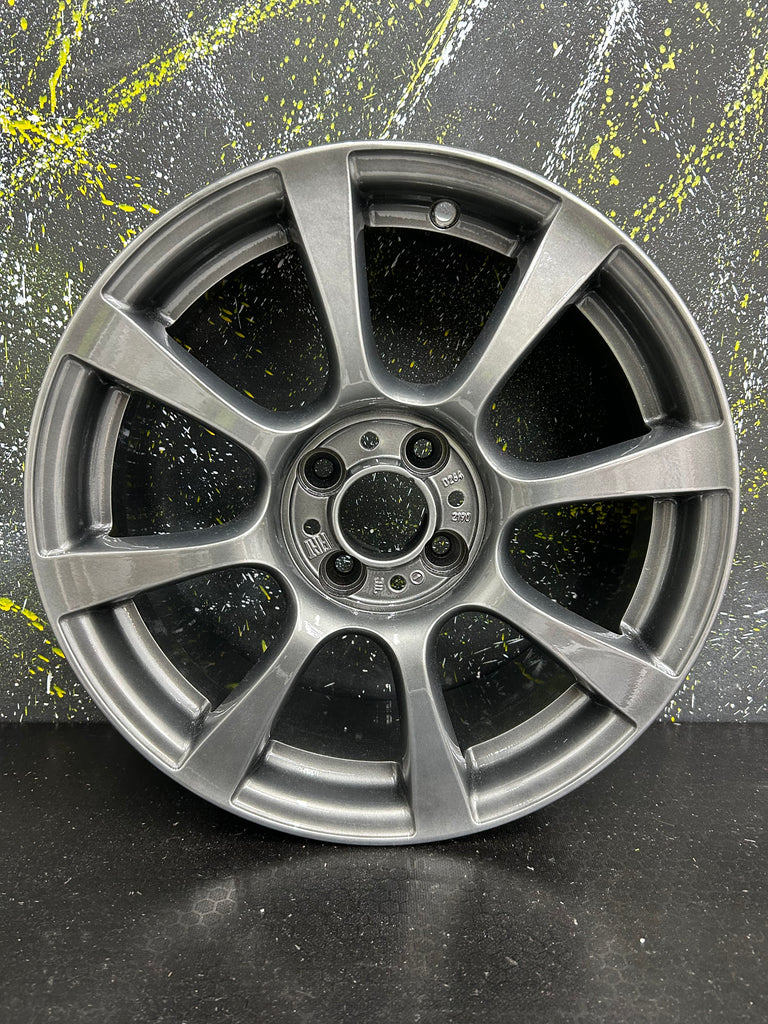 Fiat 500 Abarth 595 Alloy Wheels Refurbed and Powder Coated in Anthracite 16"