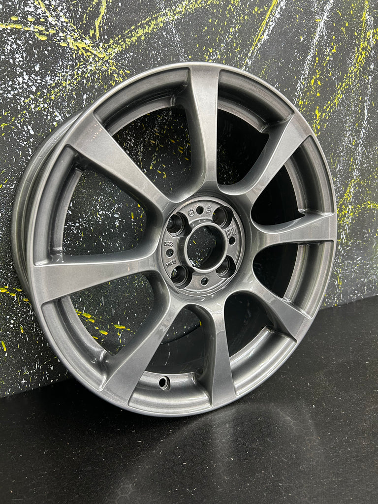 Fiat 500 Abarth 595 Alloy Wheels Refurbed and Powder Coated in Anthracite 16"