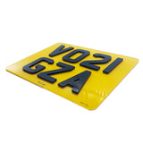 4D Acrylic Motorbike & Quad Rear Number Plate