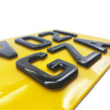 4D With Gel Acrylic Motorbike & Quad Rear Number Plate