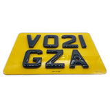 4D With Gel Acrylic Motorbike & Quad Rear Number Plate