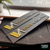 4D Acrylic (3mm) Business Logo & Detailing Display Plate (Single Plate)